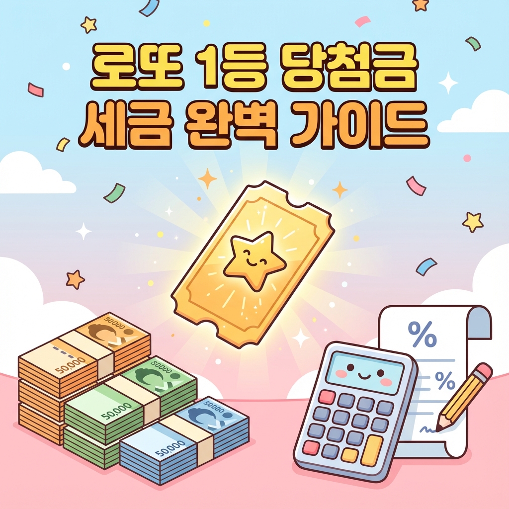 로또 1등 세금은 얼마나 떼갈까?